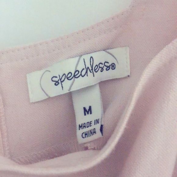 Blush pink linen jumpsuit - Picture 2 of 2